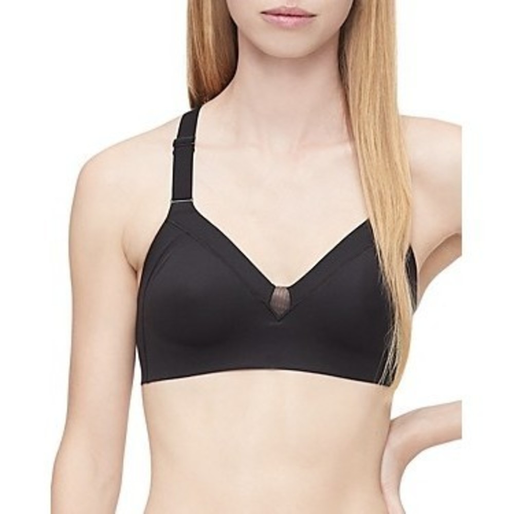 Calvin Klein Bra Black Seamless Microfiber, XS